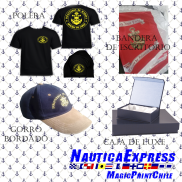Poleras+gorro+banderin +caja