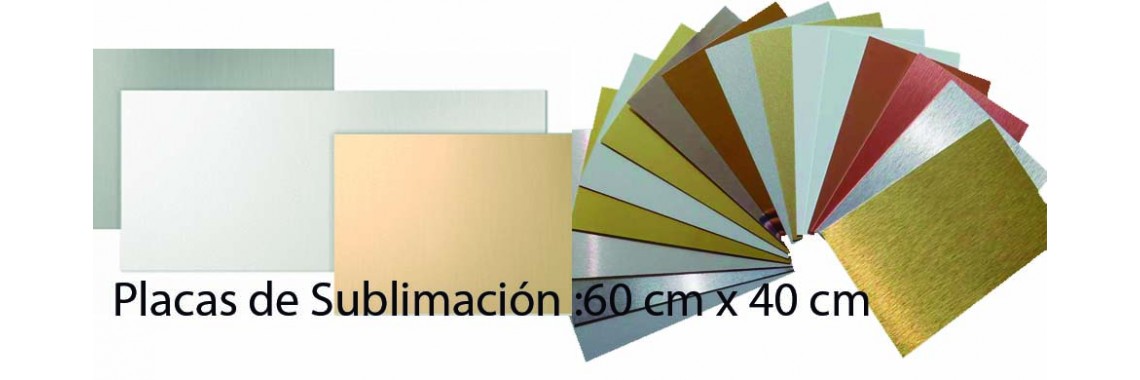 Placas de Sublimacion 60x40cm